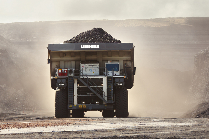 Liebherr at MINExpo 2012 - Exhibits - T 284 Mining Truck