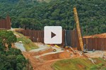 Dammbau in Brasilien: LR 1300 SX, HS 8200, LB 35