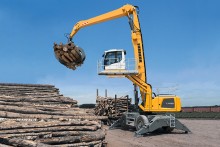 The Liebherr LH 50 M Industry Litronic Material Handler At Elmia Wood ...